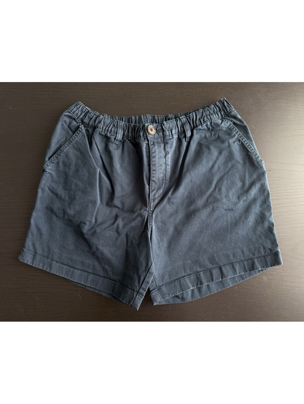 Chubbies Originals Men Large Black 5.5" Inseam Elastic Waist Shorts Stretch